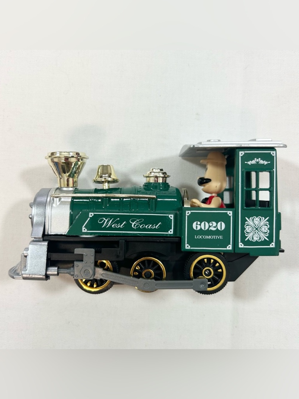 New West Coast 6020 Pull-Back Locomotive Train Engine Multicolored Works AC1